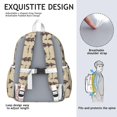 thumbnail image 5 of Cute Labrador Backpack for School,Cute School Bag,Schoolbag with Adjustable Shoulder Straps & Padded Back,13.4"x11"x4.7", 5 of 6
