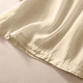 thumbnail image 5 of GZWYHT Embroidered Linen Tops For Women，Casual Tops for Women Bohemian Tops Loose Tunics Lightweight Casual Blouse 3/4 Length Sleeve Womens Tops Gauze Tops for Women Yellow 2XL, 5 of 8