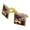 Gold, variant on Knight Warrior Dragonslayer Dragon Fantasy Square Cufflink Set - Silver or Gold