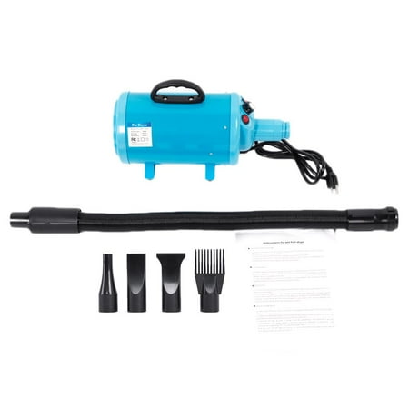 Hair Dryer For Dogs Ktaxon 2800W Portable Pet Dryer Pet Bathing Beauty Groomming Blow Hair Dryer Quick Draw Hairdryer 4 Color ()
