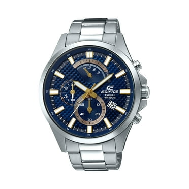 Casio Men's Edifice Solar Chronograph 100m Stainless Steel Watch  EQS800CDB-1BV
