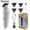 Gray, variant on KEMEI PG2299 Beard & Hair Trimmer for Men Professional, Zero Gapped Hair Clippers for Men Cordless Trimmers for Barbers, Gray
