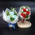 thumbnail image 7 of Holloyiver Roses Gifts for Her, Preserved Rose in Glass Dome with Colorful LED Lights for Women Grandma Wife Girlfriend, Beauty Rose for Her, Rose Flowers for Valentine's Day Women Gift, 7 of 7