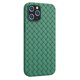 thumbnail image 1 of Lojalitet Compatible con iP14Pro 6.1, Funda para teléfono con diseño de textura de cuero y tejido, Material de TPU, Ultrafina, Verde, 1 of 5
