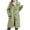 Green, variant on Girls Wool Dress Coat, Fall Winter Notch Lapel Single Breasted Long Trench Coat with Pockets, Warm Pea Coat Jacket (White, 4-5 Years)
