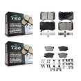 thumbnail image 1 of TEC Front Rear Ceramic Brake Pads Kit for Car Acura TL KTC-100035, 1 of 10