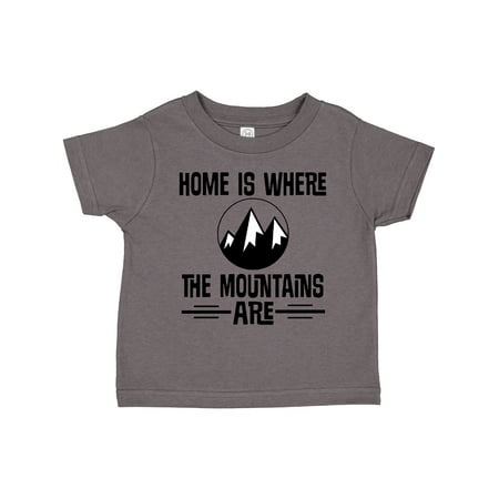 

Inktastic Home is Where the Mountains Are Gift Toddler Boy or Toddler Girl T-Shirt