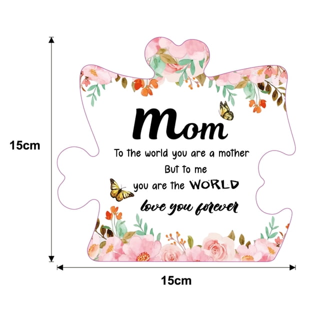 Adornos de rompecabezas de acrílico Adornos del Día de la Madre (G)
