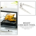 thumbnail image 3 of 2pcs Rotating Turkey Forks BBQ Forks Home Chicken Roast Forks Meat Grilled Forks, 3 of 8