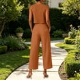 thumbnail image 5 of Enjoytime Two Piece Sets for Women Round Neck Tank Tops with Pants Matching Set Travel Casual Work Summer Plus Size Outfits, 5 of 8