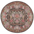 thumbnail image 2 of SAFAVIEH Besarabian Evonne Floral Machine Washable Area Rug, Black/Sage Rust, 6'7" x 6'7" Round, 2 of 10