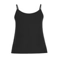 thumbnail image 3 of Womens Cotton Linen Tank Tops Summer Casual Sleeveless V Neck Camisole Loose Fit Spaghetti Strap Cami Shirts, 3 of 7