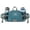 Teal Blue, variant on WATERFLY Unisex Large Capacity Hiking with Bottle Holder Nylon Fanny Pack Waist Bag,Black