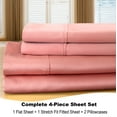 thumbnail image 4 of BedTite Soft Microfiber Anti-Wrinkle 4-Piece King Sheet Set - Mauve, 4 of 7