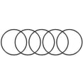 thumbnail image 1 of Unique Bargains O-Rings Nitrile Rubber 125.2mm x 130mm x 2.4mm Seal Rings Sealing Gasket 5pcs, 1 of 3