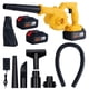thumbnail image 1 of Soplador de Hojas Inalámbrico de 21V, Mini Soplador de Aire Eléctrico Ligero con Dos Baterías de 2.0Ah, Soplador de Hojas y Aspiradora de Mano 2 en 1 para Limpieza Del Hogar, Jardín y Auto, 1 of 9