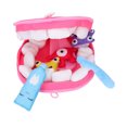 thumbnail image 1 of Juguete Para Cepillarse Los Dientes, Tejido De Poliéster Algodón PP Estimular La Curiosidad Juego De Juguetes Para Cepillarse Los Dientes Para Regalo De Cumpleaños ANGGREK Otros, 1 of 8