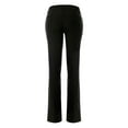 thumbnail image 4 of Made by Olivia Women's High Waist Comfy Stretchy Bootcut Two Button Trouser Office Pants, 4 of 4