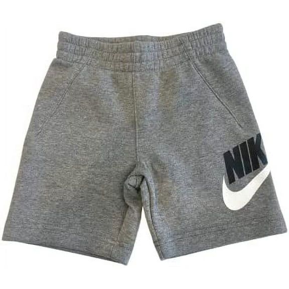New Nike French Terry Shorts (Toddler/Little Kids) Grey, Size 4