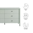 thumbnail image 3 of Dresser Drawer Chest, Green, Wood, Hotel Bedroom, Modern Contemporary, HB37723, 3 of 10