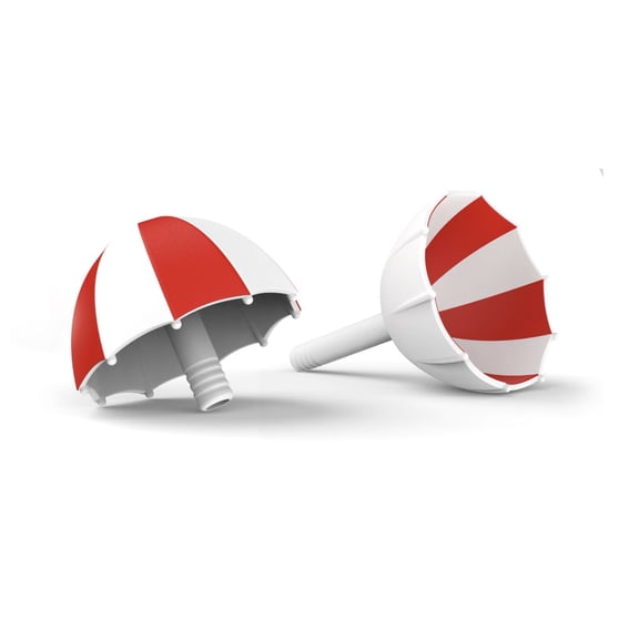 Pund'it Funbrella, 3.5" Silicone Umbrella Themed Kitchen Funnel