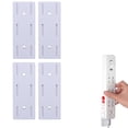 thumbnail image 1 of Bgsha 4PCS Self-Adhesive Desktop Socket Fixer Cable Organizer Wall Hanging Power Strip Holder Fixator Wall-mounted Wire Organizer Rack, 1 of 10