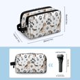 thumbnail image 3 of Toiletries Bag,Beagle Dog and Footprints Mens Womens Toiletry Bag Bathroom Bag,Waterproof Toiletry Travel Bag Dopp Kit Shaving Bag 11x6.3x5.1 Inch, 3 of 5