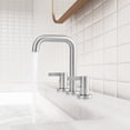 thumbnail image 5 of PARLOS Widespread 2-handle Bathroom Faucet with Water Supply Lines，Brushed Nickel, 5 of 13