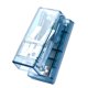 thumbnail image 4 of Mini grapadora Linda portátil Semitransparente Construcción de acero Ahorre esfuerzo Oficina Grapadora de escritorio para la escuela Oficina Azul, 4 of 5