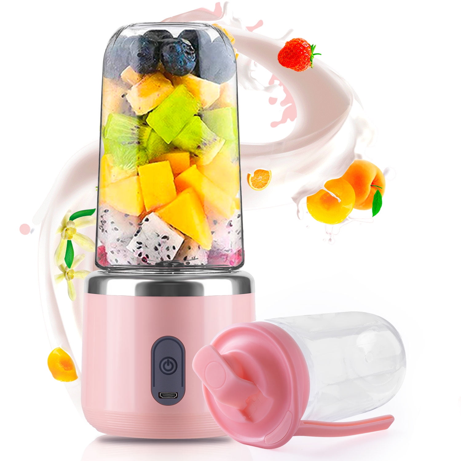 Portable Blender,Personal Blender with USB Rechargeable Mini Fruit