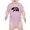 Pink, variant on "Little" Bear Silhouette. Infant Bodysuit, Newborn