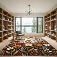 thumbnail image 2 of ODIKA 3'x5' Machine Washable Non-Slip Area Rug, Watercolor Beige High Traffic Rug, Beige, 953419, 2 of 7