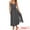 Black, variant on DARING DIVA Casual Spaghetti Strap Flowy Smocked Maxi Dress XS Black