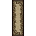 thumbnail image 4 of Rug Empire American Destination Mount Le Conte Pine Cone Lodge Rustic Area Rug 5'3" Round 6' Round Indoor Runner, Round, 4 of 5