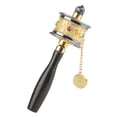 thumbnail image 1 of Handheld Prayer Wheel, Tibetan Hand Cranking Buddhist Prayer Wheel with Tibetan Buddhist Six Character Truth for Buddhist Ritual Praying Blessing Meditation, 1 of 7