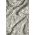thumbnail image 2 of Delara GOTS Certified 100% Organic Cotton Paisley Reversible Print Duvet Cover and Sham Set of 2, King 108"X92", Ivory, 2 of 6