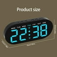 thumbnail image 5 of AOOOWER Led Alarm Clock Adjustable Brightness Desk Colck Dimmable Bedside Clock for Elderly and Seniors For Bedrooms Clock, 5 of 21