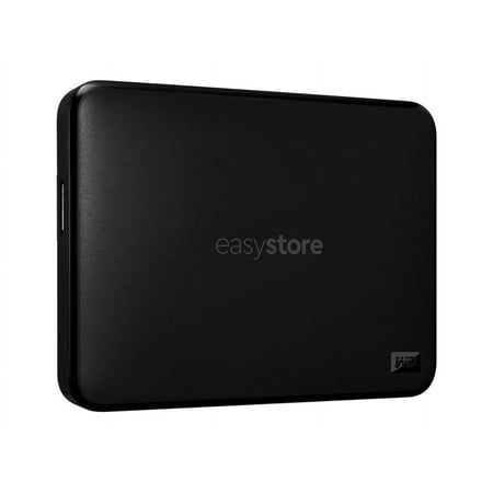 WD - Easystore 4TB External USB 3.0 Portable Hard Drive - Black