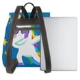 thumbnail image 3 of Disketp Cool Unicorn Star Golden Mochila de Cuero para Mujer, Bolso de Espalda Antirrobo con Estilo para Viaje, Trabajo y Uso Diario, 3 of 4