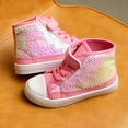 thumbnail image 3 of Kushyshoo Angel Unicorn Toddler High Top Girls Sneakers Kids Walking Shoes 12M, 3 of 6