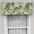 thumbnail image 2 of RLF Home Luxurious Modern Design Classic Summer Wind Petticoat Style Window Valance 50" x 15" Taupe, 2 of 4