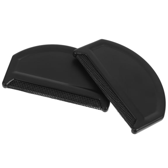 COMPUKAS 2Pcs Home Lint Shaver Fabric Comb Portable Black Plastic Tool for Removing Fuzz from Clothing