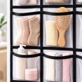 thumbnail image 4 of Over The Door Shoe Storage | Over The Door Shoe Organizer | Hanging Storage Organizer for Closet Space Saving, Great Gift, White Fabric Shoe Organizer, 4 of 5