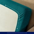thumbnail image 6 of Stretch Sofa Seat Cushion Cover Couch Covers Furniture Protector (Sofa, Turquoise), 6 of 7