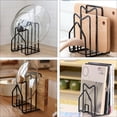 thumbnail image 4 of FESTFENDS 1Pack Pot Cover Holder Stainless Steel Lid Rack For Kitchen Use, 4 of 5