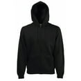 thumbnail image 2 of Fruit Of The Loom Mens Zip Through Hooded Sweatshirt / Hoodie, 2 of 4