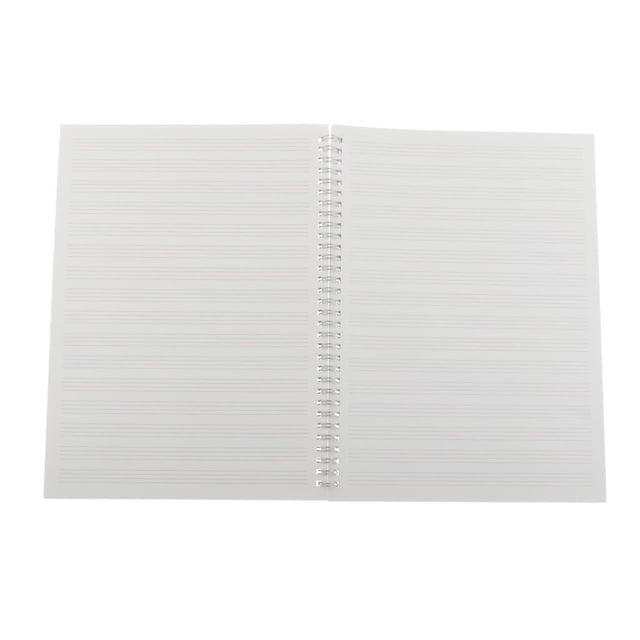 Cuaderno Tamaño A4 160 Páginas Papel Grueso Resistente Sin Reciclables - Líneas A4 BLESIY Cuaderno de espiral tamaño A4