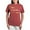 Crimson Red, variant on - Proud Army Mom White And Gold T Shirt - Womens Comfort Colors® Shirt