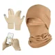 thumbnail image 1 of 3en1 Gorro Bufanda Guantes Cuello Unisex Invierno Para Frío, 1 of 8