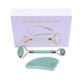 thumbnail image 2 of Masaje facial Jade Roller, herramienta de belleza natural Jade Guasha, 2 of 5